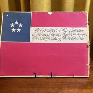 1968 Dwight‎ D. Eisenhower College Collection Portfolio Prints Vintage GUC